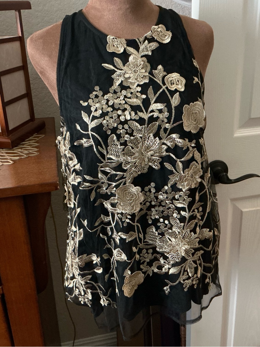 Sunday in Brooklyn dressy embroidered tank